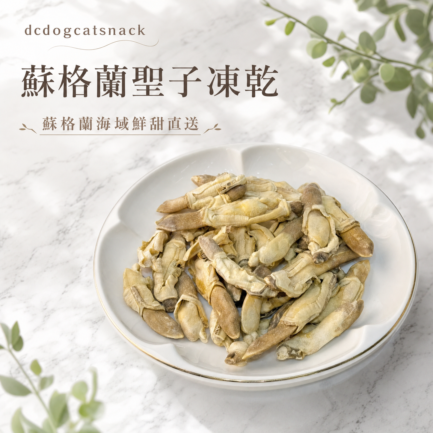 蘇格蘭聖子凍乾｜100%天然無添加 貓狗海鮮零食