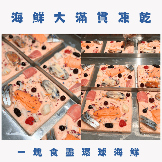 🐟 六款 海鮮大滿貫凍乾 - 貓狗零食 - Dcdogcatsnack